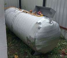 Монтаж газгольдера Спецгаз 1400 л в Подольске и Подольском районе